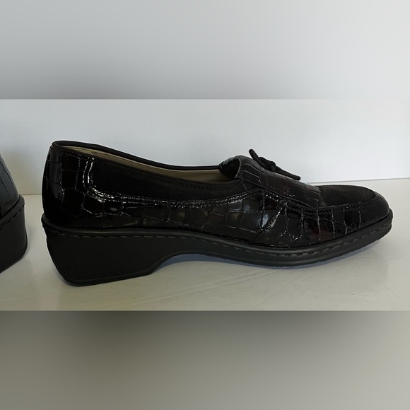 Ara Rachel Loafer Women’s 5 Brown Croc Texture Slip-on - Picture 9 of 13